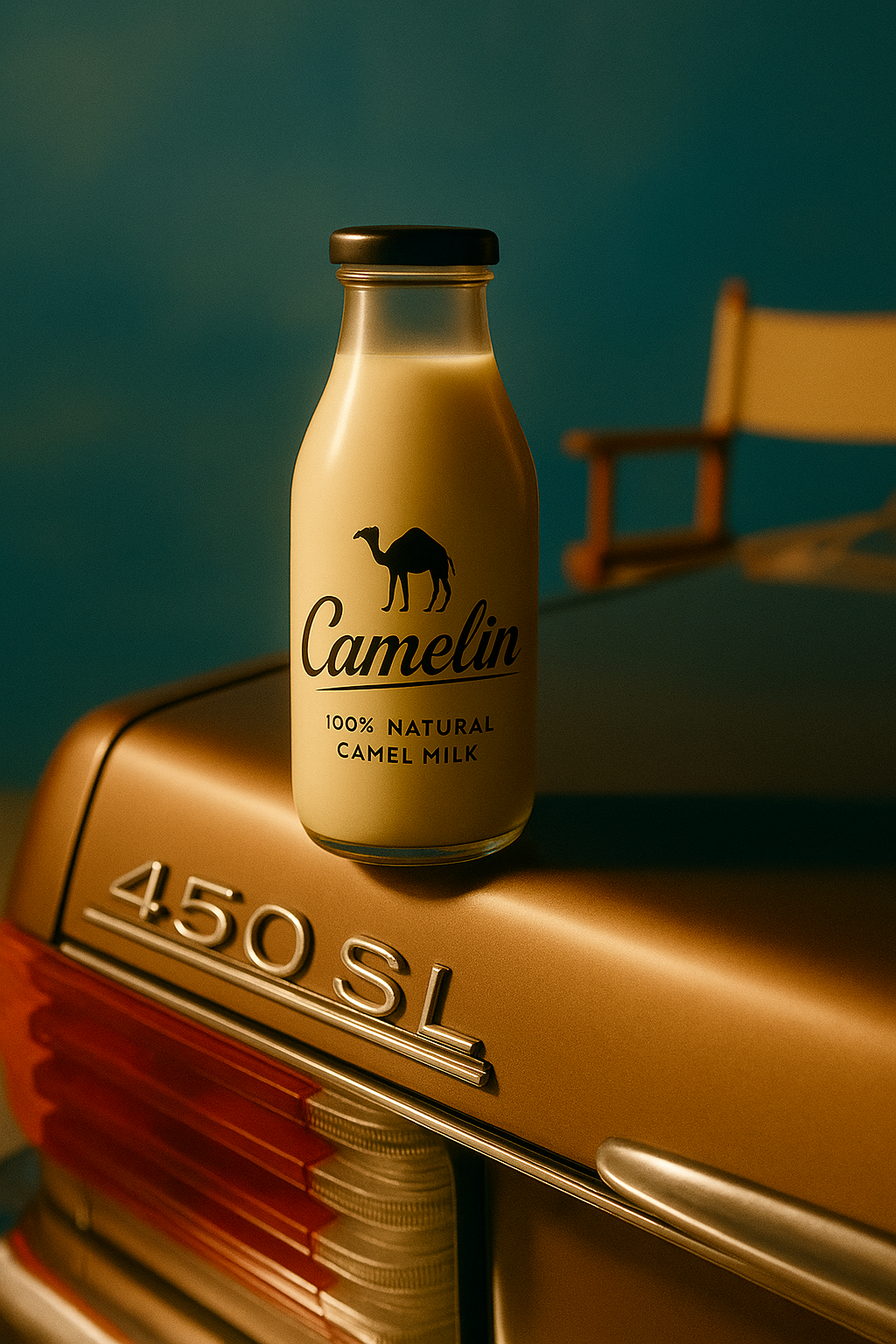 Camelin milk bottles